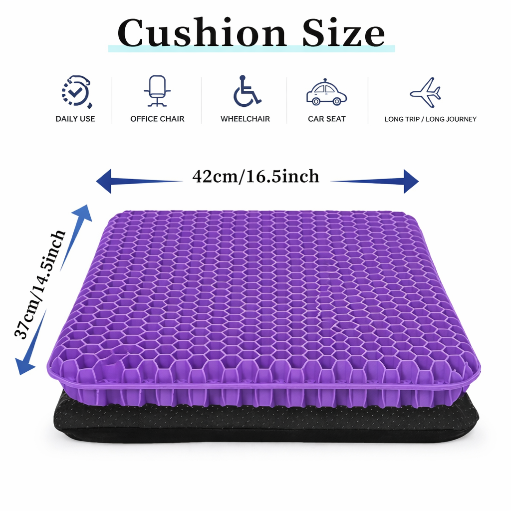 GEL SEAT™ Instant Back Pain Relief Seat Cushion